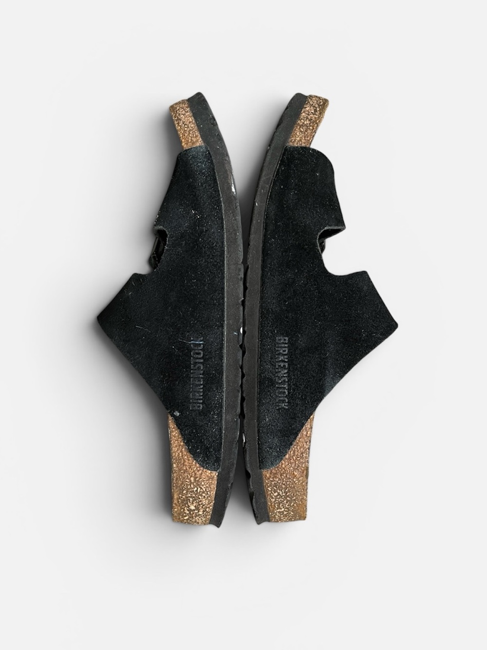 Birkenstock Arizona Two-Strap Sandal in Black Size EU 39; US 8-8 1/2 FLAWS - Picture 5 of 11